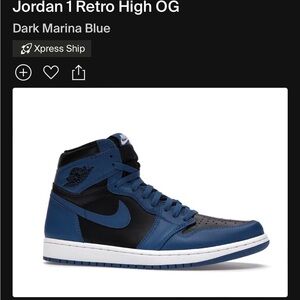 Jordan 1 retro high og